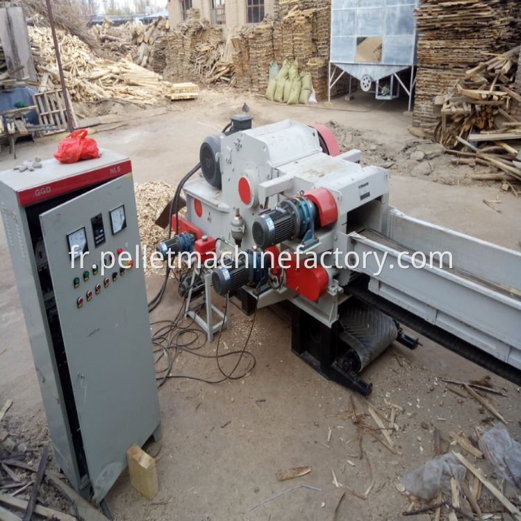 Vente chaude Burning Fuel Production Crusher Shredder Machine Drum Industrial Wood Chipper